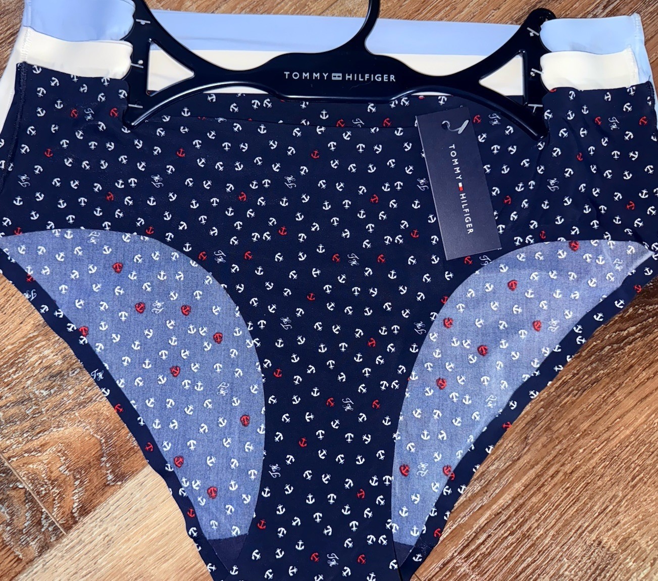 Tommy Hilfiger 3-Pair Women&#39;s Hipster Underwear Panties Nylon Bonded (B)... - $24.74
