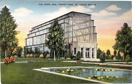 The Jewel Box, Forest Park, St. Louis, Missouri, vintage post card - £9.58 GBP