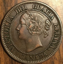 1859 Canada Large Cent Penny Coin - Fantastic Example ! - - £47.05 GBP