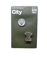 NEW MANCHESTER CITY FC HAT CAP CLIP AND GOLF BALL MARKER - £19.78 GBP