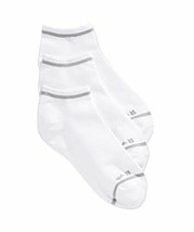 allbrand365 designer Womens 3-Packs No Show Socks, One Size, Basic White - $14.50
