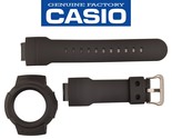 Casio G-Shock AW-500BB-1E Black Watch Band &amp; Black Bezel Rubber Set - £48.07 GBP