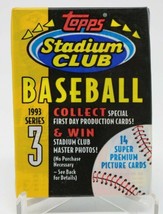 1993 Topps Stadium Club Series 3 Baseball Factory Sealed Pack  - $8.88
