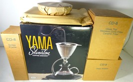 YAMA Silverton Coffee Brewer CD-8 Silver SS Coffee/Tea Dripper,4711467465610 New - £307.69 GBP