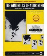 1968 Sheet Music WINDMILLS OF YOUR MIND Thomas Crown Af - $9.99