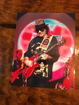 Vintage Carlos Santana 8x10 Glossy Photo Playing Lead Guitar - $151.59 MXN