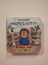 Where&#39;s Kitty? Little Critters Mercer Mayer A Chunky Flap Book 1991 Random House - £22.77 GBP
