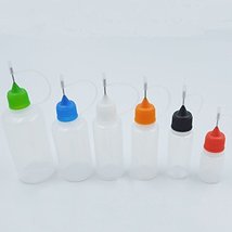 Bluemoona 20 Pcs - 5ML needle tip Empty Plastic Dropper Bottles LDPE e-liquid e- - £5.58 GBP