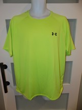 UNDER ARMOUR UA TECH 2.0 SS TEE NOVELTY NEON T-SHIRT SIZE L MEN&#39;S NWD - $18.20
