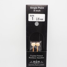 Crystal Palace Bamboo Single Point Knitting Needles 9 Inch US Size 1 2.25mm - £21.29 GBP