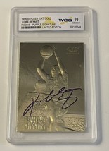 1996 Fleer 23K Gold Kobe Bryant* RC Purple Sig. LTD Gold Auto NBA Lakers WCG 10 - £37.95 GBP
