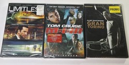 NEW DVD Lot Mission Impossible 3, Gran Torino, Limitless - Eastwood, Tom Cruise - £9.15 GBP
