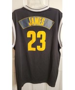 Adidas NBA Cleveland Cavaliers LeBron James Jersey Black Men's M - $29.69