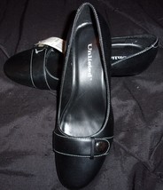 Women Unlisted Black Slip-On Dress Shoes Low Heel Size 7 New With Tag - £4.71 GBP