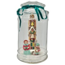 Handcrafted Christmas in a Jar Carolers Gingerbread Church - £16.35 GBP