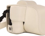 White Canon Eos M50 Pu Leather Camera Case From Megagear (Mg1449). - $45.95