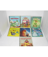 Lot of 7 Disney Little Golden Books Lion King, Pete&#39;s Dragon, Snow White - £15.62 GBP