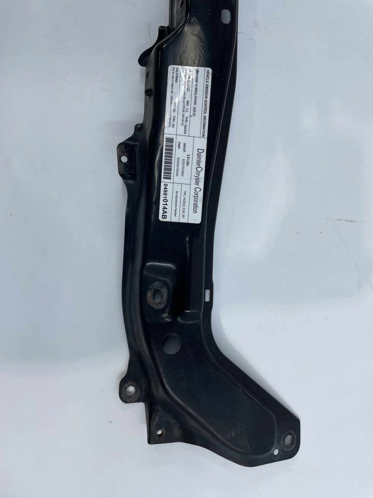 2008-2020 Dodge Caravan SXT Front Upper Radiator Support Panel 68023327AA OEM Item image 3
