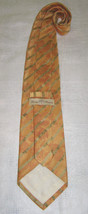 TOMMY BAHAMA SILK TIE - GOLD,SAGE,RUSSET DAMASK PATTERN- DIAGONAL STRIPE... - $4.95