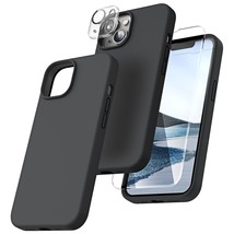 [5 In 1 For Case, 2X Screen Protector + 2X Camera Lens Protector, Slim Liquid Si - £12.70 GBP