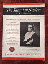 Saturday Review April 23 1938 Jonathan Daniels Phyllis Bentley - £6.90 GBP