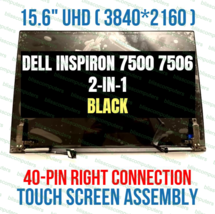 UHD Dell Inspiron 7500 7506 2-in-1 Touch Screen LCD Complete Assembly 5PKJR - £195.69 GBP