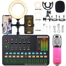 New V10xpro Professional Sound Card Suit Full Set Of Equipment Mobile Phone Comp - $143.00