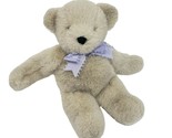 9&quot; VINTAGE 1989 NORTH AMERICAN GREY TEDDY WIL BEAR STUFFED ANIMAL PLUSH ... - £44.10 GBP