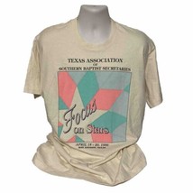 Vintage 1996 Texas Southern Baptist Secretaries Christian XL T Shirt Focus Stars - £17.44 GBP