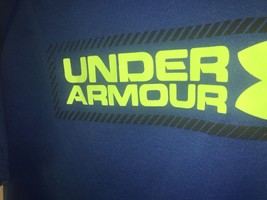 Men&#39;s Blue Under Armour Ua Heatgear Loose Tech Double Up Athletic Shirt Sz Med - £19.77 GBP