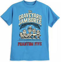 Disney Parks Boys&#39; Youth Graveyard Jamboree The Haunted Mansion Sz Mediu... - £20.96 GBP