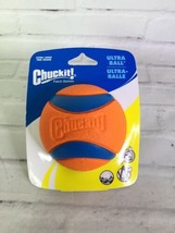 ChuckIt Fetch Games Ultra Ball XL High Bounce Floats Orange Blue Dog Pup... - $15.24