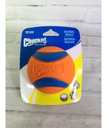 ChuckIt Fetch Games Ultra Ball XL High Bounce Floats Orange Blue Dog Pup... - £12.04 GBP