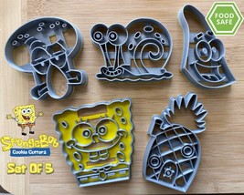 Spongebob Squarepants Cookie Cutters | Patrick | Gary | Squidward | pine... - £3.90 GBP+