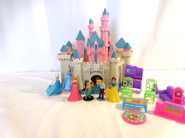 Disney Sleeping Beauty Castle PlaySet Princess Cinderella Bell Jasmine S... - $39.60