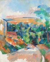 12562.Room Wall Poster.Interior art design.Paul Cezanne painting.Road Bend - £12.73 GBP+