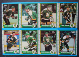 1989-90 Topps Minnesota North Stars Team Set of 8 Hockey Cards - £3.91 GBP