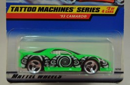Hot Wheels Tattoo Machines Series 2 93 Camaro Car 18768 686 SB New Red - $3.57