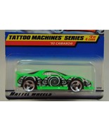 Hot Wheels Tattoo Machines Series 2 93 Camaro Car 18768 686 SB New Red - $67.96 MXN