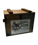 Rustic Wooden Ammo Box - Cartridge Accessories Storage Crate - Quail Pow... - $744.05 MXN