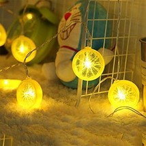 Novelty Lemon Decor Fairy String Lights 20LED Battery Operated Twinkle Christmas - £25.38 GBP
