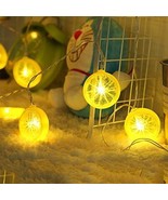 Novelty Lemon Decor Fairy String Lights 20LED Battery Operated Twinkle C... - £25.23 GBP