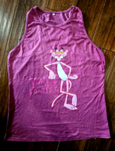 Pink Panther Cartoon Tank Top Pink Med/Lg - €16,09 EUR