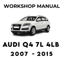 Audi Q7 4L 4LB 2007 2008 2009 2010 2011 2012 2013 Service Repair Workshop Manual - £5.60 GBP