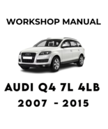 AUDI Q7 4L 4LB 2007 2008 2009 2010 2011 2012 2013 SERVICE REPAIR WORKSHO... - $132.08 MXN