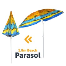 Sun Shade Garden Parasol Umbrella Outdoor Sun Shade For Beach, Pool 1.8M - £18.72 GBP