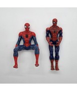 Lot of 2 Spider-Man 3.5” Motorcycle ATV Posed Rider 2009 Posable 4&quot; Figure - $362.09 MXN