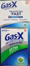 NIB Gas-X Extra Strength, 120 Softgels ANTIGAS RECOMMENDED Fast Relief E... - $23.61