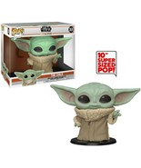 Star Wars Mandalorian The Child Baby Yoda 10&quot; Super Sized POP #369 FUNKO... - £28.54 GBP