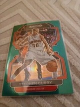 2022-23 Panini Prizm Draft Picks Green Prizm Stephen Curry #45 - £7.92 GBP